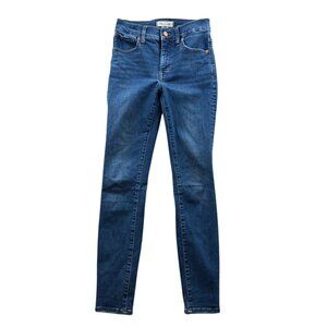 Madewell Womens Jeans Size 24 9" Mid-Rise Skinny Leg Ankle Blue Denim Casual